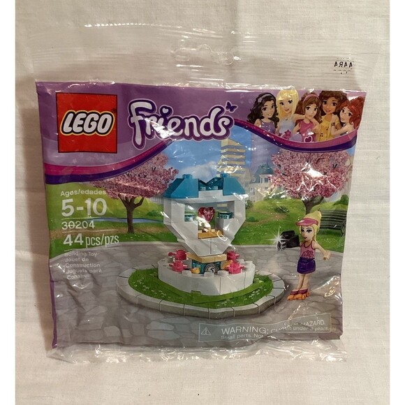 LEGO Friends # 30204 WISHING FOUNTAIN Stephanie New in Polybag X3 Unopened Sets - Picture 2 of 8